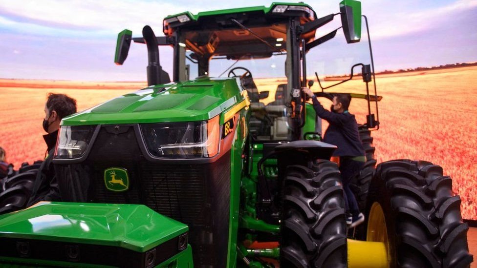 John Deere automated tractor